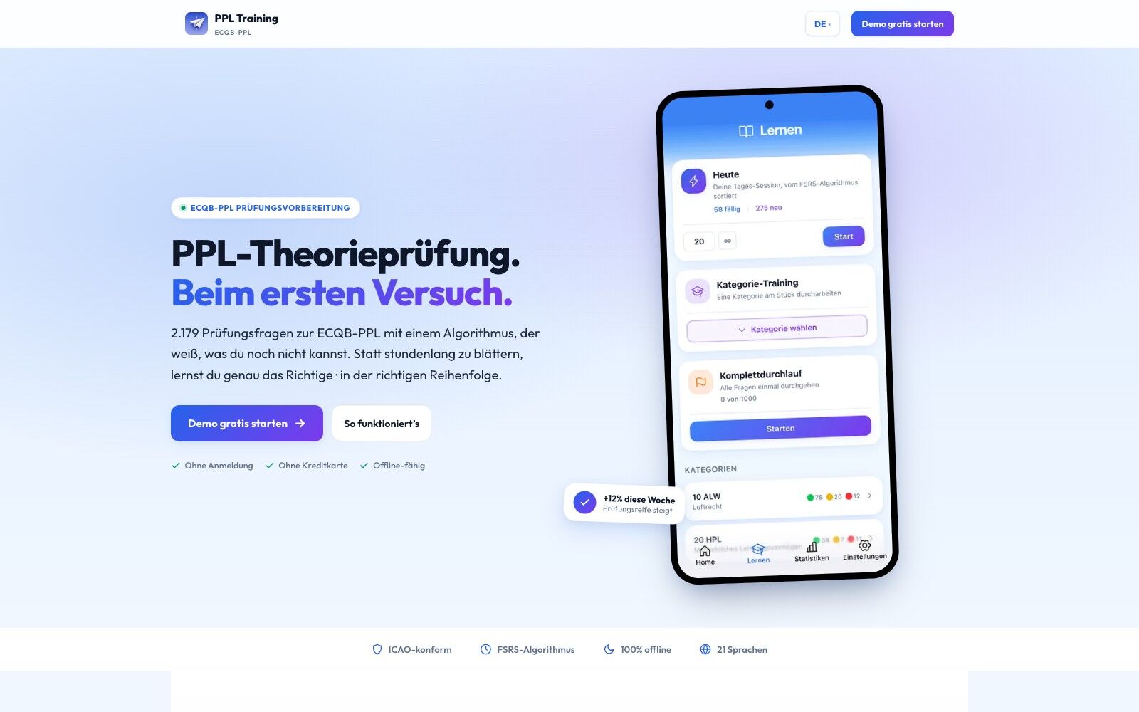 PPL Training - Lern-App